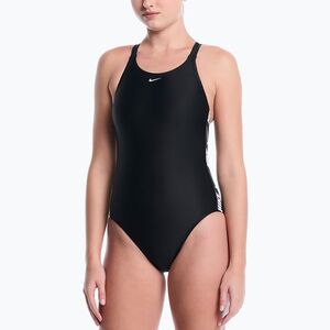 Női egyrészes fürdőruha Nike Logo Tape Fastback black (Logo Tape Fastback NESSG280-001) kép