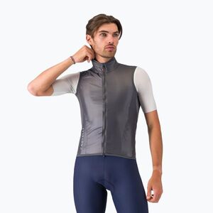 Férfi kerékpáros mellény Castelli Aria Shell 2 dark gray (Aria Shell 2 4526048_030_CAS) kép