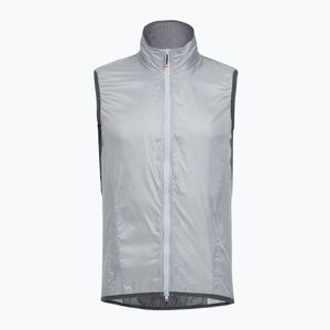 Férfi kerékpáros mellény Castelli Aria Shell 2 silver gray/dark gray (Aria Shell 2 4526048_870_CAS) kép