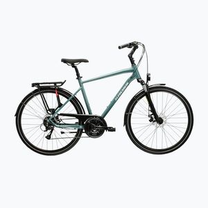 Férfi trekking kerékpár KROSS Trans 3.0 green/silver/gloss (Trans 3.0 KRTR3Z28X19M008012) kép
