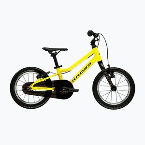 Gyermekkerékpár KROSS Liftie 14 yellow/black/matte (Liftie 14 KRLFXX14X07U009303) kép