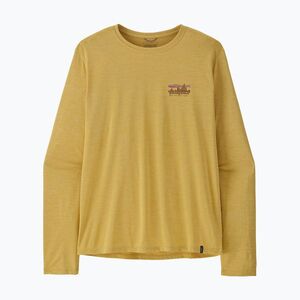 Férfi hosszú ujjú póló Patagonia Capilene Cool Daily - '73 Skyline limestone yellow/light limestone yellow c-dye (Capilene Cool Daily - '73 Skyline 45454) kép