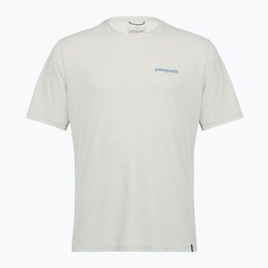 Férfi póló Patagonia Capilene Cool Daily - Boardshort Logo dyno white (Capilene Cool Daily - Boardshort Logo 45481) kép