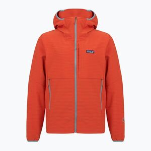 Férfi softshell dzseki Patagonia R1 TechFace Hoody hot ember (R1 TechFace Hoody 83579) kép