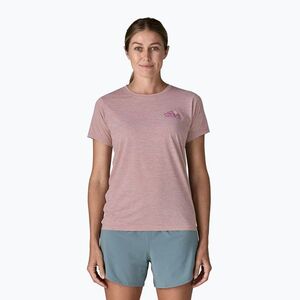 Női póló Patagonia Capilene Cool Daily Shirt - Boardshort Logo quiet violet (Capilene Cool Daily Shirt - Boardshort Logo 45483) kép