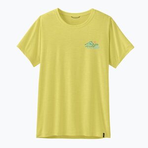 Női póló Patagonia Capilene Cool Daily Shirt - Boardshort Logo lemon zest (Capilene Cool Daily Shirt - Boardshort Logo 45483) kép