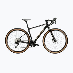 Gravel kerékpár KROSS Esker 6.0 black/gold/gloss (Esker 6.0 KREK6Z28X17U008517) kép