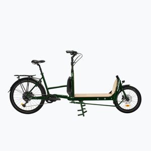 Elektromos kerékpár KROSS E-Cargo Space Platform el. green/white/gloss (E-Cargo Space Platform el. KRECPFMUX19U007566) kép