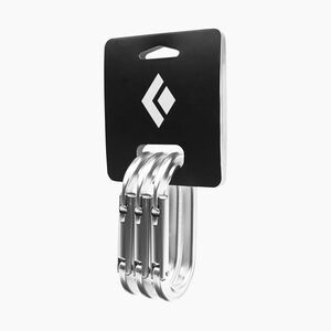 Karabinerek Black Diamond Oval Keylock 3 pcs polished (Oval Keylock BD3811090013ALL1) kép