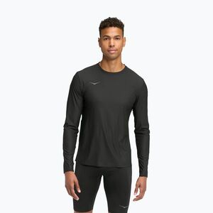 Férfi futó hosszú ujjú póló HOKA Airolite 2.0 black (Airolite 2.0 1175772-BLK) kép