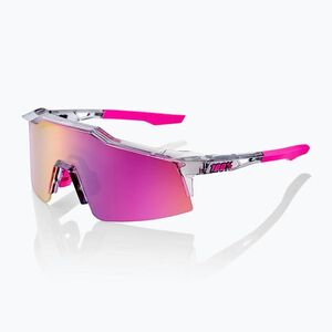 Napszemüveg 100% Speedcraft SL polished translucent grey/purple multilayer mirror (Speedcraft SL 60008-00013) kép