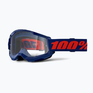 Kerékpáros szemüveg 100% Loss 2 navy/clear (Strata 2 50027-00021) kép