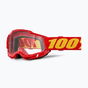 Gyerek kerékpáros szemüveg 100% Accuri 2 Junior red/clear (Accuri 2 Junior 50024-00013) kép