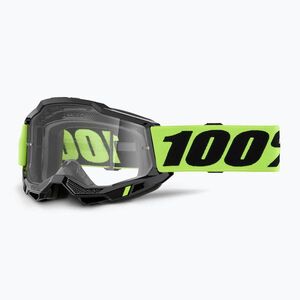 Kerékpáros szemüveg 100% Accuri 2 OTG neon yellow/clear (Accuri 2 OTG 50018-00008) kép