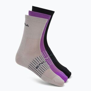 Női zokni Endura Coolmax Race 3 pairs W end purple (Coolmax Race 3Pack W E1265ENP) kép