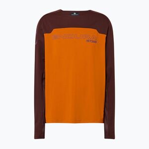 Gyerek kerékpáros hosszú ujjú póló Endura MT500 Burner end orange (MT500 Burner E7157ENO) kép
