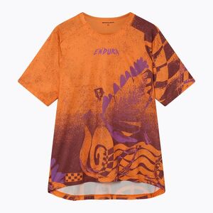 Férfi kerékpáros mez Endura Singletrack Print end orange (Singletrack Print E5214ENO) kép