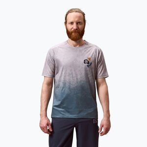 Férfi kerékpáros mez Endura Singletrack Print titanium (Singletrack Print E5214GTI) kép