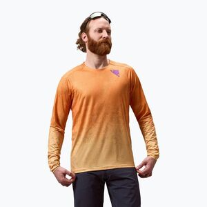 Férfi kerékpáros hosszú ujjú póló Endura Singletrack Print end orange (Singletrack Print E5210ENO) kép