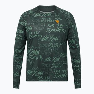 Férfi kerékpáros hosszú ujjú póló Endura Singletrack Print carbon grey (Singletrack Print E5210GCA) kép