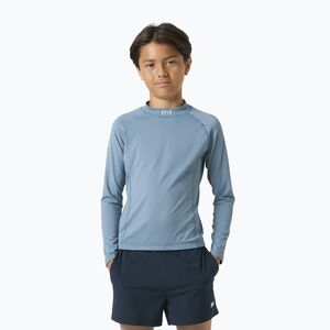 Gyerek úszó hosszú ujjú felső Helly Hansen Waterwear Rashguard Jr washed navy (Waterwear Rashguard Jr 34572_601) kép