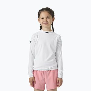 Gyerek úszó hosszú ujjú felső Helly Hansen Waterwear Rashguard Jr white (Waterwear Rashguard Jr 34572_001) kép