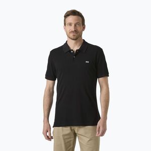 Férfi pólóing Helly Hansen Elba Fitted Polo black (Elba Fitted Polo 54542_990) kép