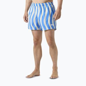 Férfi vitorlás rövidnadrág Helly Hansen Newport Trunk 4.5" ultra blue floating stripe (Newport Trunk 4.5" 54586_554) kép
