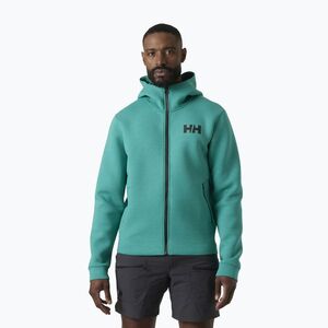 Férfi vitorlás pulóver Helly Hansen HP Ocean 2.0 dark mint melange (HP Ocean Full Zip 2.0 34264_472) kép