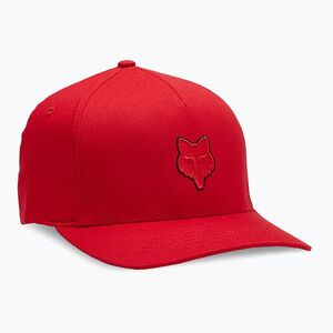 Baseballsapka Fox Racing Fox Head Flexfit flame red (Fox Head Flexfit 31622_122) kép