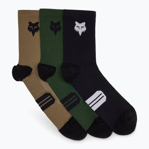 Zokni Fox Racing 6 Ranger Prepack 3 pairs black/multi (6 Ranger Prepack 32451_A20) kép