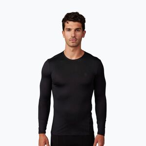 Férfi kerékpáros hosszú ujjú póló Fox Racing Tecbase black (Tecbase 30302_001) kép