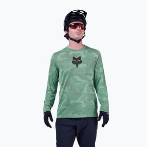 Férfi kerékpáros hosszú ujjú póló Fox Racing Ranger Tru Dri pine (Ranger Tru Dri 32365_391) kép