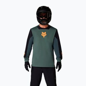 Férfi kerékpáros hosszú ujjú póló Fox Racing Defend Creation sage (Defend Creation 38366_221) kép