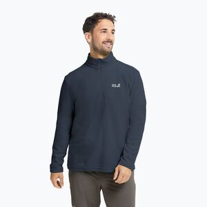 Férfi polár pulóver Jack Wolfskin Taunus 100 Half Zip midnight sky (Taunus 100 Half Zip A65798_C0412) kép