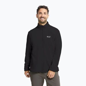 Férfi polár pulóver Jack Wolfskin Taunus 100 Half Zip black (Taunus 100 Half Zip A65798_6000) kép