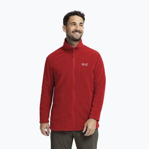 Férfi polár pulóver Jack Wolfskin Taunus 100 Full Zip siren red (Taunus 100 Full Zip A65793_J0191) kép