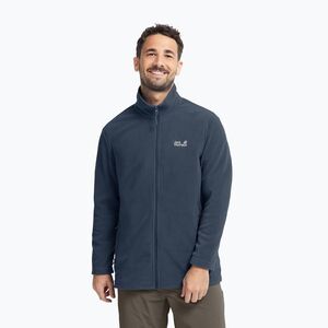 Férfi polár pulóver Jack Wolfskin Taunus 100 Full Zip midnight sky (Taunus 100 Full Zip A65793_C0412) kép