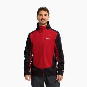 Férfi softshell dzseki Jack Wolfskin Skyvail siren red (Skyvail A65864_J0191) kép
