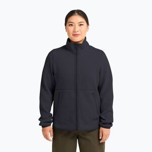 Női polár pulóver Jack Wolfskin Lite Curl Full Zip dark navy (Lite Curl Full Zip A65751_C0413) kép