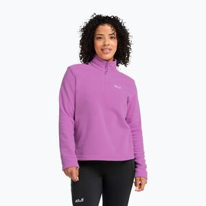 Női polár pulóver Jack Wolfskin Taunus 100 Half Zip foxglove (Taunus 100 Half Zip A65801_H0112) kép