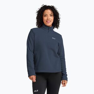 Női polár pulóver Jack Wolfskin Taunus 100 Half Zip midnight sky (Taunus 100 Half Zip A65801_C0412) kép