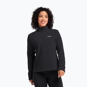 Női polár pulóver Jack Wolfskin Taunus 100 Half Zip black (Taunus 100 Half Zip A65801_6000) kép