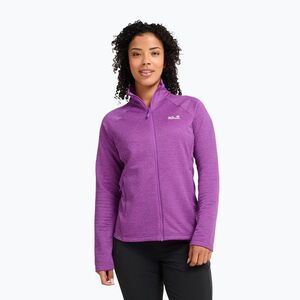 Női polár pulóver Jack Wolfskin Anytrail Full Zip freesia (Anytrail Full Zip A65953_I0132) kép