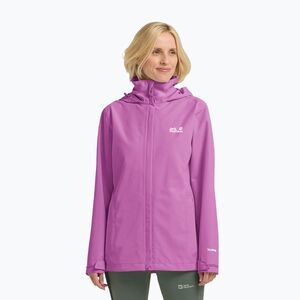 Női esőkabát Jack Wolfskin Trailtime 2L foxglove (Trailtime 2L A63902_H0112_A04) kép