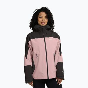 Női esőkabát Jack Wolfskin Rockpaw 3L rosegarden (Rockpaw 3L A65871_H0110_A06) kép