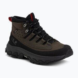 Férfi túracipő Jack Wolfskin Apex Hike Texapore Mid obsidian moss (Apex Hike Texapore Mid A65568_E0205) kép