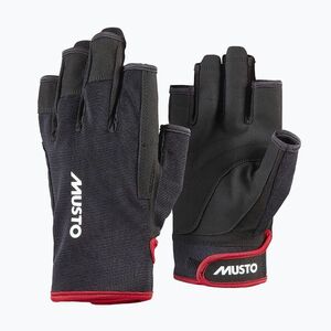Vitorlás kesztyűk Musto Essential Sailing Short Finger 2.0 black (Essential Sailing Short Finger 2.0 86118_990) kép
