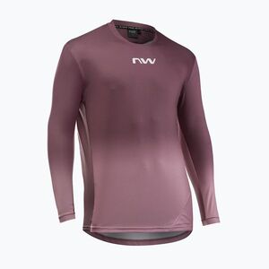 Férfi kerékpáros hosszú ujjú póló Northwave Edge 2 dusty mauve (Edge 2 89241098) kép