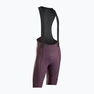 Férfi kerékpáros rövidnadrág Northwave Fast Bibshort grape wine (Fast Bibshort 89211011) kép